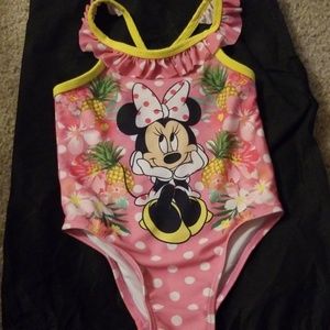 Pink Minnie Mouse Swimsuit